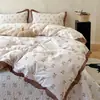Juego de Cama de Encaje de Cuatro Piezas Nuevo Primavera/Verano 2026
