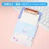 Clipe de Quadro Personalizado Papel de Mensagem com Notas Papel de Notas Papelaria de Estudo Criativo Papel de Memo Não Grudento Bloco de Notas Não Grudento