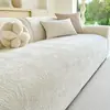 2026 Novo Estilo Simples Almofada de Sofá de Luxo Chenille para Todas as Estações Antiderrapante para Sofás de Linha Reta