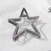 Clip Metálico de Estrella Hueca de Cinco Puntas Clip Grande de Tiburón Transfronterizo Pasador Simple Elegante Pasador para el Cabello en la Parte Posterior de la Cabeza