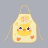 Delantal de dibujos animados para niños Impermeable Bolsillo para saliva Bata de pintura para bebé Set de babero sin mangas para bebé