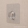 Hebilla de Parche sin Costuras Gancho Accesorios Estante de Almacenamiento sin Perforaciones Adhesivo Montado en Pared Caja de Pañuelos de Plástico Hebilla Madre