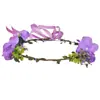 Fabricantes de Origen Pueden Personalizar Yiwu Guirnalda al por Mayor Accesorios para la Cabeza Flores de Colores Diadema DIY para Niños Diadema