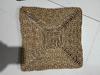 Posavasos tejido de junco de borde a borde, posavasos de totora, alfombrilla antideslizante y antiquemaduras, posavasos para tazón, posavasos para olla de arena, aislamiento térmico, alfombrilla de cocina, posavasos para olla/tazón