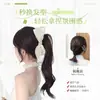 Trenzas para Peluca de Mujer, Cabello Artificial Natural, Pinza de Lazo, Accesorios para el Cabello de Cola de Caballo Alta, Nuevas Trenzas y Coletas Estilo Chino de Celebridad de Internet