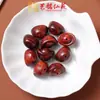 Yiming Xianyuan Sândalo Pintado à Mão Lingote Acessórios DIY de Quatro Vias Joias Criativas Jacarandá Pingente