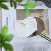 Material de Flores de Boda Decoración de Boda Palma Roja Flor Artificial Palma de Color Cala Loto Arreglo de Flores Falsas Palma Blanca Palma Verde Muebles para el Hogar