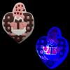 Dia dos Namorados Temático LED Embutido Sapato Buraco de Flor Sapato Flash Buraco de Fivela de Sapato Bolsa Acessórios Luminosos Fivela Decorativa