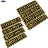 O1RH +- A2RH +- B3RH +- AB4RH +- insignia reflectante de tipo de sangre primeros auxilios logo IR