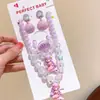 Colar de Sereia DIY Conjunto de Miçangas Peroladas Hipoalergênico Colar de Sereia Princesa Fofa Joia