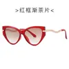 Nuevas Gafas de Sol de Moda con Montura Ojo de Gato 2384 Gafas de Sol de Personalidad Europeas y Americanas para Mujer Estilo Transfronterizo INS Gafas de Sol Versátiles
