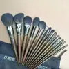 Set de Pinceles de Maquillaje Veejaga, Pincel para Sombra de Ojos, Pincel para Rubor y Contorno, Set Completo de Herramientas de Pinceles para Maquillaje de Artista con Pelo Animal