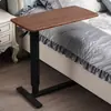 Mesa de Estudio Móvil, Escritorio para Computadora de Dormitorio Universitario, Escritorio para Laptop, Mesa Lateral Ajustable para Sofá de Sala
