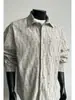 Camisa de Veludo com Estampa Xadrez Tie-Dye Estilo Americano de Manga Longa para Homens, Jaqueta Tendência de Marca de Luxo com Caimento Solto, Camisa Casual de Primavera