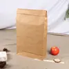 Saco de Papel Kraft, Saco Marrom Degradável de Fundo Quadrado, Saco para Envio, Saco Ecológico para Roupas, Saco de Embalagem de Fundo e Lateral, Pode Ser Carregado na Mão
