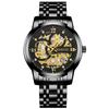 Reloj de diamantes huecos al por mayor de fábrica Binbang, moda moderna, luminoso, reloj no mecánico, reloj para hombre, para hombre, transfronterizo
