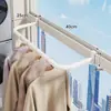Cabide de Roupas para Grade de Janela, Varal de Janela, Suporte de Pendurar para Varanda, Cabide Simples para Toalhas, Ferramenta de Secagem Externa