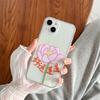 Case Criativo Desenho Bom Sorte Lótus Adequado para Celular Apple 14Promax Novo 12 Tudo Incluído 11/15 Anti-Queda Macio