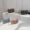 Bolsa Feminina 2026 Estilo Coreano Tendência Nova Moda Elegante Pequena Quadrada Tendência Ombro Único Elegante Transversal Pequena
