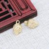 Accesorios para Joyería DIY Materiales Colgante de Cobre Cuentas de Capullo de Flor Pequeña Pasador Pulsera Aretes Materiales para Tocados A915