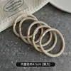 Goma para el Pelo Básica de Alta Elasticidad y Durabilidad, No Tira del Cabello, Adecuada para Cabello Fino, Cola de Caballo Alta, Nuevo Modelo 2026