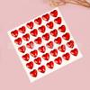 10mm 36 Corazón de Durazno Niños DIY Manual Facial Decorativo Adhesivo Acrílico Diamante Pegatinas
