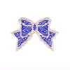 Pegatinas Adhesivas de Lazo de Cristal Transfronterizas para Ropa, Zapatos y Accesorios Materiales DIY Malla Adhesiva Termofusible Diseños Termoadhesivos