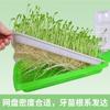 Placa de siembra con recarga automática de agua Brotes de soja vegetales Placa de germinación de semillas de vegetales de doble capa Placa de plántulas de brotes Maceta hidropónica