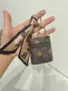 Mini Carteira Feminina, Porta-Chaves, Estojo Protetor para Fones de Ouvido Sem Fio, Pingente Fofo