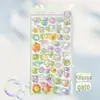 Adesivos de Alívio 3D Transfronteiriços Novos Adesivos de Alívio Cristal de Epóxi de Desenho Animado Recompensas de Animais Meninas para Crianças