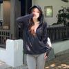 Ropa con Protección Solar Upf50+ para Mujer, Chaqueta con Capucha Fresca de Seda de Hielo, Ropa de Verano para Exteriores con Protección Solar, de Manga Larga, Transpirable, Delgada