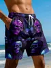 Comercio exterior transfronterizo Amazon shorts de verano para hombre pantalones de playa casuales holgados estilo callejero pantalones cortos casuales con estampado 3D