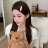 Pinza de Flequillo de Lunares Estilo Coreano Inspirado en Chanel para Mujer, Pasador Lateral, Pinza de Pato Versátil de Tendencia de Nicho para Mujer