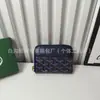 Cartera de cremallera larga transfronteriza con patrón de diente de perro, nueva y moderna bolsa con cremallera, monedero multifuncional, bolso para teléfono unisex, Goya