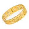 Pulseira Magnética de Cobre Vermelho Antigo Europeia e Americana Mais Vendida na Fronteira, Moda Retrô Pulseira de Casal Magnética Completa de Três Fileiras Destacável