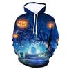 Amazon primavera y otoño transfronterizo impresión de Halloween 3d sudadera con capucha amantes suéter de pulóver para hombres y mujeres