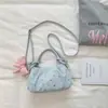 Shuai Mijia Estilo Coreano Ins Moda Bolso Nuvem Plissado de Bolinhas para Mulheres 2026 Nova Bolsa de Ombro Transversal Simples Estilosa