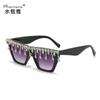 Gafas de Sol para Mujer Famosas en Internet Incrustadas de Diamantes Moda Gafas de Sol con Colgante de Diamante Tendencia para Conducir Viajes Gafas de Sol Transfronterizas M5063