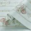 Papel Pintado Autoadhesivo 3D Tridimensional Engrosado No Tejido Precisión Estilo Europeo Pastoral Dormitorio Cálido Cabecera Sala de Estar Pared de Fondo Papel Pintado