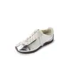 Zapatos de Entrenamiento Alemanes de Piel de Oveja de Primera Capa de Alta Calidad para Mujer, Zapatos Casuales Planos de Suela Gruesa, Mocasines de Piel Genuina de Primera Capa para Mujer