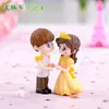 Figuras de pareja personalizadas y creativas con temática de dibujos animados, decoraciones de regalo, accesorios, llaveros del Principito y la Princesa, y adornos para manualidades