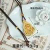 Collar Vietnamita Vintage Chapado en Oro con Filigrana Antigua Incrustada con Diamantes, Cadena para Clavícula de Calabaza con Apertura y Cierre de Guanyin, Joyería de Tendencia Nacional para Mujer al por Mayor