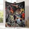 Manta Halloween Sofá Preguiçoso Presentes Roupa de Cama Manta de Flanela Sala de Estar Conjunto de Gráfico de Feriado