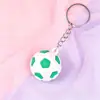 Nuevo llavero de minipelota deportiva con temática de la Copa del Mundo, perfecto para aficionados, estudiantes y parejas como accesorio para bolsa.