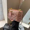 Bolso de Lana para Mujer para Otoño e Invierno 2025 Nueva Moda Nicho Cadena Bolso Cruzado de Lujo Mini Bolso Caja