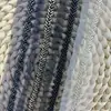 Nuevo Malla Trabajo Pesado Multicolor Encaje Bordado con Cuentas Fila Única Espiga Cuentas Tubulares Cinta Tejida Ropa Accesorios Hanfu Accesorios para el Cabello DIY