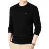 Sudadera de Felpa para Hombre 2025 Invierno para Hombre Cuello Redondo Casual Cálida de Manga Larga Camiseta Base al por Mayor