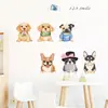 Hs1288H Perro Mascota Lindo Dibujo Animado Foto Autoadhesivo Pegatina de Pared Tienda de Mascotas Dormitorio Habitación Infantil Pegatina Decorativa