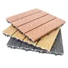 Piso Compuesto de Madera y Plástico Coextruido DIY WPC Piso de Madera y Plástico Autoinstalable Click-lock Azulejos Entrelazables para Exteriores Cubierta de Parque Pasarela