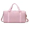 Nova Bolsa Fitness Feminina Transfronteiriça para Viagem de Curta Distância, Bolsa de Bagagem à Prova d'Água com Separação Seca e Úmida, Grande Capacidade Multifuncional